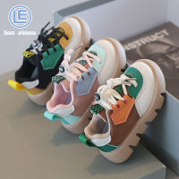 LS รองเท้ากีฬาสำหรับเด็ก New Boys Skateboard Shoes Non-Slip Shoes Girls Casual Soft Sole Shoes Baby Shoes