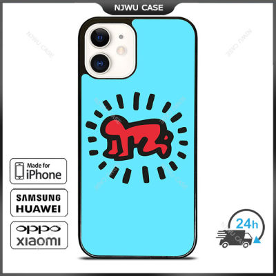 Keith Haring 2 Phone Case for iPhone 14 Pro Max / iPhone 13 Pro Max / iPhone 12 Pro Max / XS Max / Samsung Galaxy Note 10 Plus / S22 Ultra / S21 Plus Anti-fall Protective Case Cover