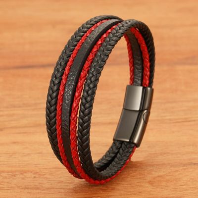 Retro Style Creative Red Leather Bracelet Lovers Bangle Gift Wholesale Jewelry