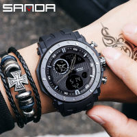 SANDA Luxury nd Mens Military Sports Watches Men Digital Watches S-Shock Waterproof Wrist Watch For Mens Relogio Masculino