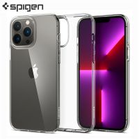 {Shell Superman Digital} ต้นฉบับ Spigen คริสตัลเหลว TPU Soft Clear Case สำหรับ iPhone 14 Plus 14 13 12 Pro Max กันกระแทกบางใสปกแอมป์; กรณี