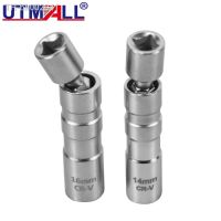 ♘卐▤ Universal 16mm Point Remover Wrench Magnetic Spark Plug Sleeve Socket Car Removal Tool 12 Angle Thin Wall 3/8 Drive