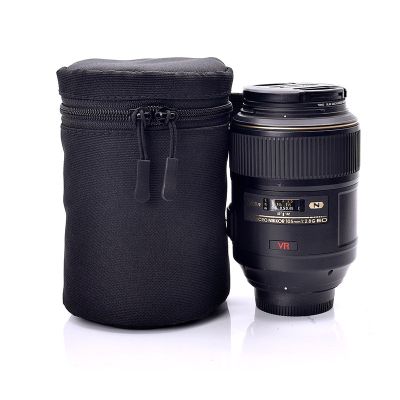 Waterproof Protector Camera Lens Case Photo DSLR Lens Strap Pouch Bag Thickness Soft DSLR Lens Bag for Canon Nikon
