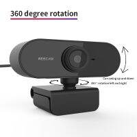 ✆☁ 1080P Full HD Webcam Built-in Microphone Usb Camera 1920 X1080P Web Cam Microphones Windows10 For Computer Pc With Desktop Stand