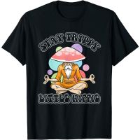 ~ ใหม่ เสื้อยืดแฟชั่น แขนสั้น พิมพ์ลายโยคะ 1960S Stay Trippy Little Hippie สไตล์ฮิปปี้