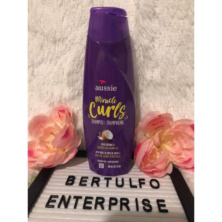 Aussie Miracle Curls Shampoo Shampooing With Coconut And Australian Jojoba Oil 360ml Lazada Ph 7591