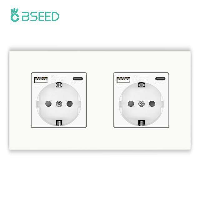 bseed-light-switch-with-eu-wall-sockets-home-wall-switches-1-2-3gang-1way-backlight-plastic-frame-panel-usb-charge-wall-sockets