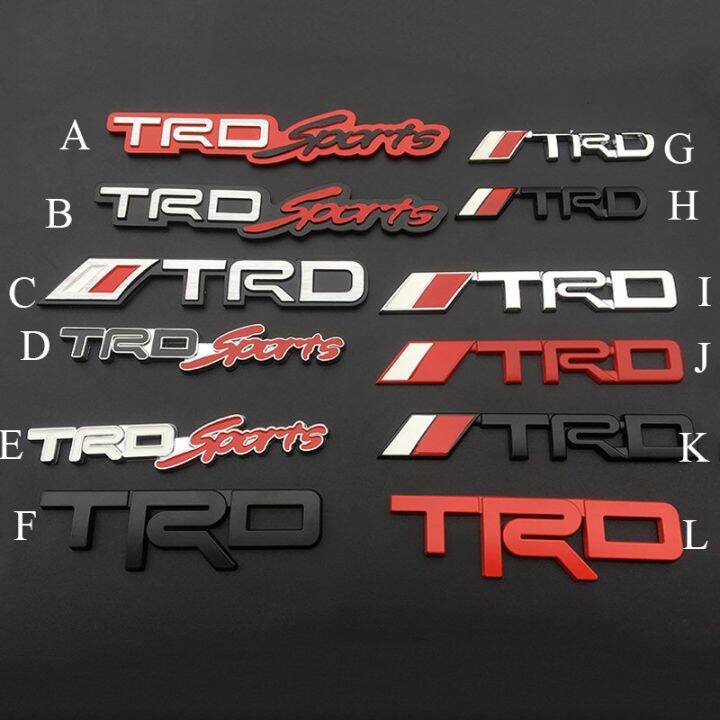 huiyisunny TRD Badge Accessories Toyota car decoration Lazada PH