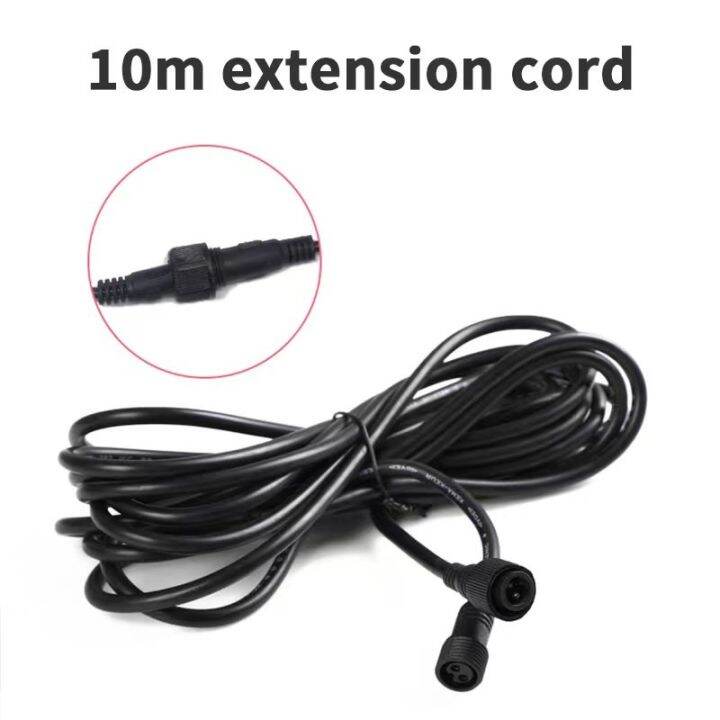 10 Meters Power Cord Solar Powered Floodlight Thick Wire Solar Light
