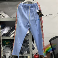 2023ss Needles Sweatpants ผู้ชายผู้หญิงลายผีเสื้อ Track กางเกง AWGE แคบกางเกง