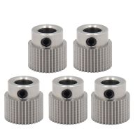 MEGA 10pcs MK7 MK8 Extrusion Gear 36 Teeth Bore 5mm Extruder Feeder Driver Pulley 3D Printers Parts Stainless Steel Teeth Wheels