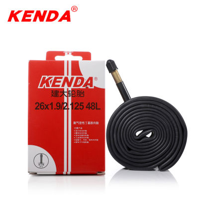 KENDA ท่อด้านใน26กล้อง26*1.9-2.125 Schrader Presta 32มม. 48มม. จักรยานยางใน26er จักรยานเสือภูเขายางบ้าน Air 191G หนึ่งชิ้น