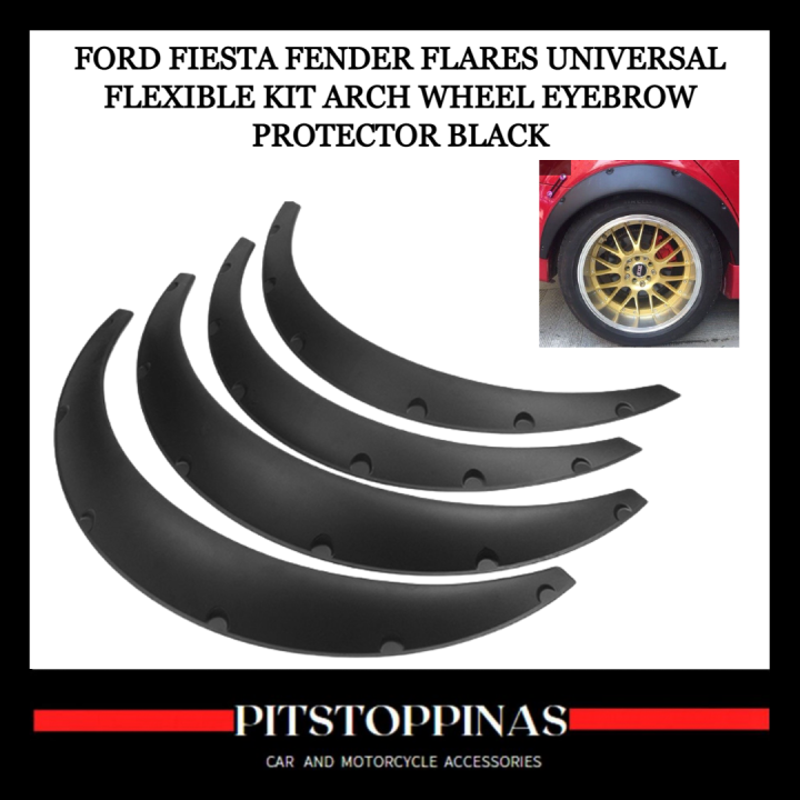 Ford Fiesta Fender Flares universal Flexible Kit Arch Wheel Eyebrow