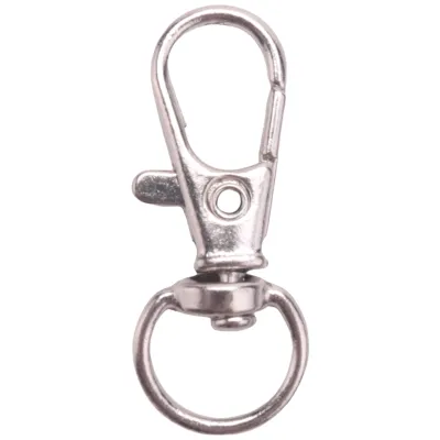 20Pcs Metal Lobster Trigger Swivel Clasp Hooks Clip Buckle Jewellery Making Arts Crafts Key Ring Keychain 35mm