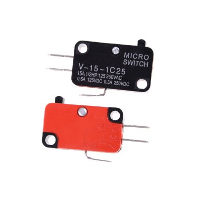 5pcs/lot 250V 16A Microwave Oven Door Arcade Cherry Push Button Micro Switch V 15 1C25 SPDT 1 NO 1 NC