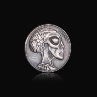 【CC】♗∏  REPLICA 1PC Ancient Crafts  Coins Commemorative Do The Old 1937 Alien Souvenir