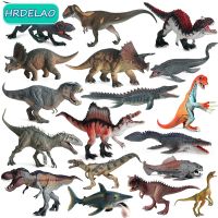 ZZOOI Simulation Jurassic Dinosaurs World Animals Shark Models Action Figures PVC Cognition Figures Educational toys for children Gift