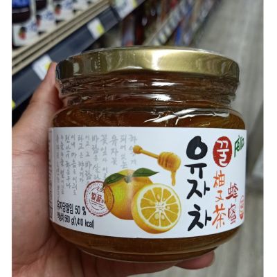 อาหารนำเข้า🌀 Korea Citron orange drink mixed with concentrated honey MAX31 FELIZ HONEY CITRON 560G