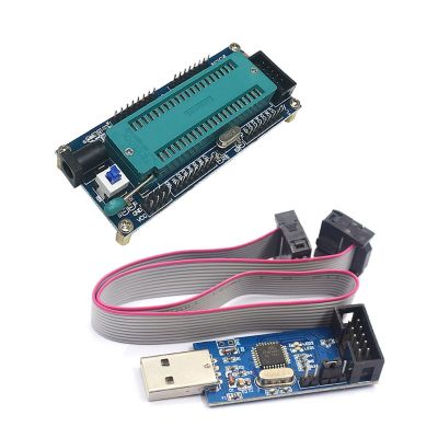 AVR ATMEGA บอร์ดพัฒนาระบบและ5V USB ATMEGA8 ISP อุปกรณ์ดาวน์โหลดโปรแกรม51 ATTiny โมดูล6Pin