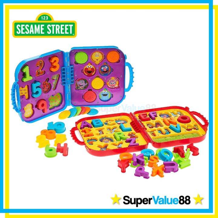 Original Sesame Street On The Go Letters & Numbers, 2-in-1 Learning Set ...