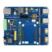 Waveshare Expansion Board for Raspberry Pi CM4 PoE (Type B) PoE0 Evaluation Expansion Board for Compute Module 4