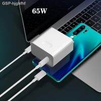 Hjghfhf 65W ที่ชาร์จ Euga/us ที่ชาร์จ USB สำหรับ HUAWEI P60 Matebook 15 14 X D15 D14 MagicBook แล็ปท็อป UsbC เพื่อพิมพ์ C