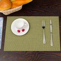 45*30cm Placemats For Kitchen Dinner Coffee Heat Resistant Home Decor PVC