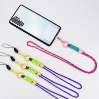 NEW Adjustable Phone Lanyard Detachable Neck Cord Lanyard Strap Carabiner Pendant with Card Anti-lost Cell Phone Accessories Phone Charms