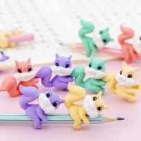 2pcs Cartoon Animals Cute Squirrel Rubber Eraser Kid Gift School Supplies Stationery Material Escolar Utiles Escolares Papelaria