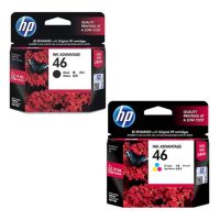 HP INK CZ637AA (46) - Black + HP INK CZ638AA ( 46 ) - Color ( 2 ตลับ)