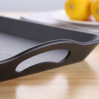 Serving Tray Rectangular Plastic Tray Food Serving Trays Anti-slip Scratch-resistant NW