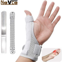 Novco 1แพ็คเฝือกนิ้วรั้ง Thumb &amp; นาฬิกาข้อมือ Stabilizer สำหรับ Trigger Thumb,บรรเทาอาการปวด,โรคข้ออักเสบ,Tendonitis, Sprains,ข้อมือมีหลุม-Reversible ซ้ายหรือขวามือ