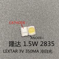 LEXTAR 100ชิ้นดั้งเดิม2835 1210 3528 LED แบบ SMD 3V 2W สำหรับซ่อมไฟด้านหลังทีวีไฟแบล็คไลท์ LCD สีขาวเย็น