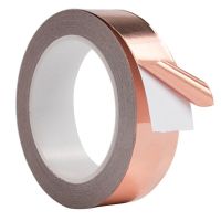 30mm*4m Conductive Slug Tapes With Single Adhesive Copper Foil Tape EMI Repellent Shield Strip For Guitar Adhesives Tape