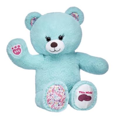 ตุ๊กตาหมี สีมิ้นต์ ขนมคุ้กกี้ Girl Scout USA. บิ้วอะแบร์⭐️Build-A-Bear Workshop⭐️มือสองแท้💯จากอเมริกา🛫🇺🇸
