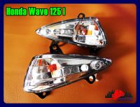 HONDA WAVE125i FRONT TURN SIGNAL WIND SHIELD (RH&amp;LH) SET PAIR (07) // ไฟเลี้ยวบังลมหน้า ไฟเลี้ยวหน้า ซ้าย-ขวา บอดี้สีดำ (1 คู่) สินค้าคุณภาพดี