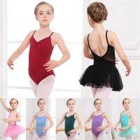 Dance clothing childrens female practice clothing suspenders summer cotton childrens grade examination clothing new ballet clothing body clothing