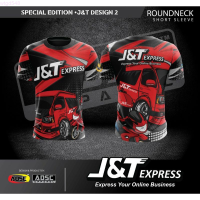 2023 NEW (สต็อกเพียงพอ) fashion jnt 2023 tshirt new / baju j&amp;t full sublimation 3d t shirtคุณภาพสูง size:S-5XL