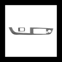 ♞ For BMW Z4 E89 2009-2016 Carbon Fiber Car Window Lifter Control Switch Panel Cover Trim Sticker Accessories No Button