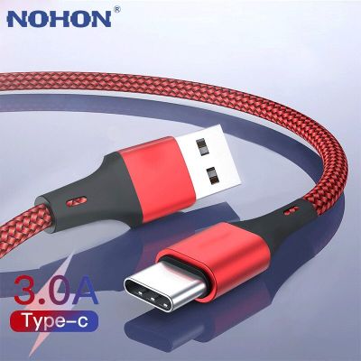 3A 3m USB Type C Cable Micro USB Fast Charging Mobile Phone Android Charger Type-C Data Cord For Huawei P40 Xiaomi Redmi Note 8 Docks hargers Docks Ch