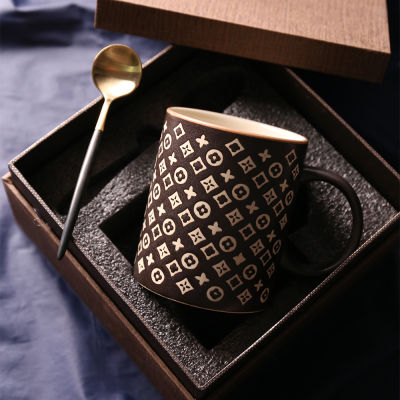 Ceramic Mug Italian Classic Style Eco Friendly Creative Couples Retro Coffee Breakfast Porcelain Decoration Personalized Gift