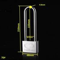 ต้องมีแม่กุญแจสแตนเลสเลียนแบบกันขโมยขนาด40มม. ล็อคแบบฝังเปิด Kail Panjang พิเศษที่จับล็อคได้ยาว70มม.