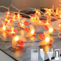 [Ricky Lighting] Bee String ไฟ Fairy Garden LED สัตว์ Garland โคมไฟคริสต์มาสกลางแจ้งเด็กห้องนอนงานแต่งงานวันหยุด Helloween Home Decor