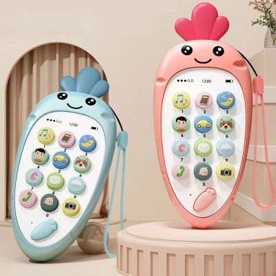 ☍ Baby toy mobile phone puzzle toddler baby early education music boy charging simulation 6-12 months girl