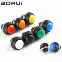 5Pcs Mini 12mm Waterproof Momentary ON/OFF Push Button Round Switch PBS-33B For arduino WATTY Electronics