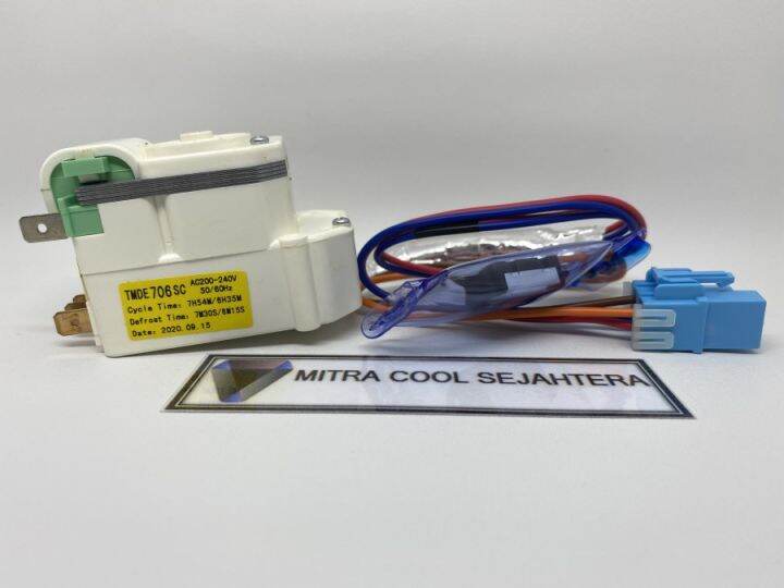 BIMETAL DAN TIMER DEFROS KULKAS LG 2 PINTU/TIMER DEFROST LG 706 sc