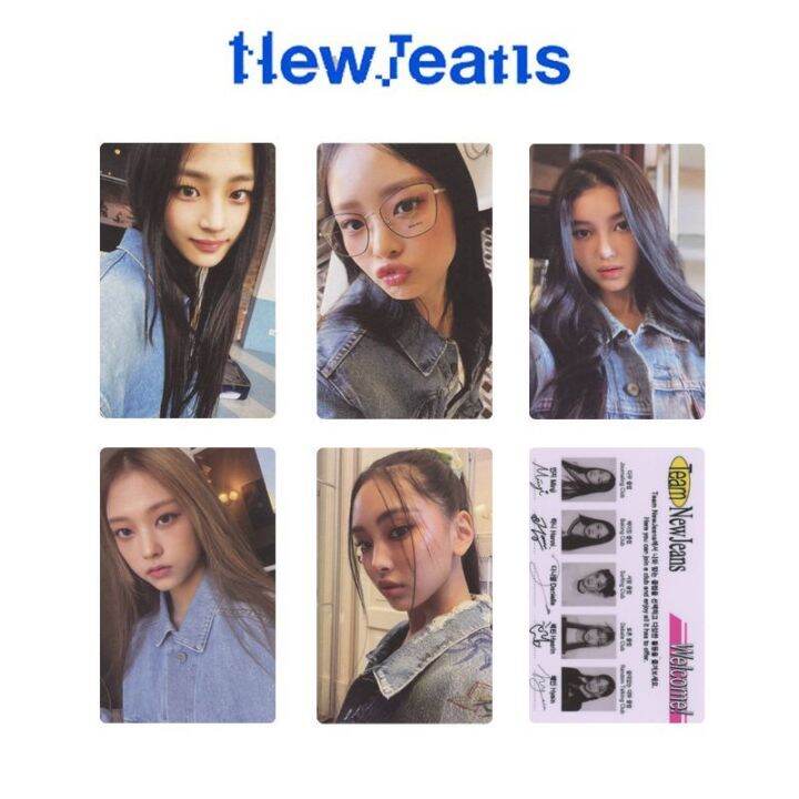 NewJeans Photo Cards MINJI HANNI DANIELLE HYEIN HAERIN Photo Cards 6 ...