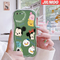 เคส JIUMOO สำหรับ Realme C2 C2S เคส A1K OPPO เนื้อครีมลายการ์ตูนมิกกี้น่ารักขอบคลื่นนุ่มเคสมือถือโปร่งใสลายกล้องถ่ายรูปสร้างสรรค์ฝาครอบป้องกันง่าย