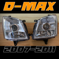 ไฟหน้า Isuzu D-Max 2007-2011 โปรเจ็คเตอร์ เกรดเทียบแท้ (ราคาต่อคู่)