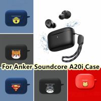 READY STOCK! For Anker Soundcore A20i Case Solid Color Simplicity &amp; Cartoon for Anker Soundcore A20i Casing Soft Earphone Case Cover